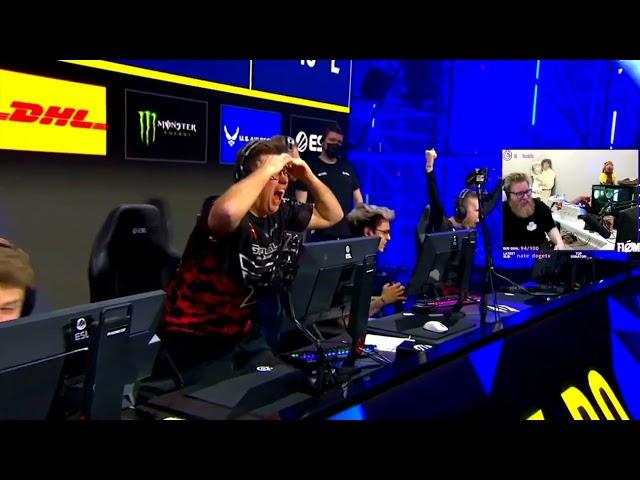 tarik, fl0m and ohnepixel react to ropz insane 1v4 clutch