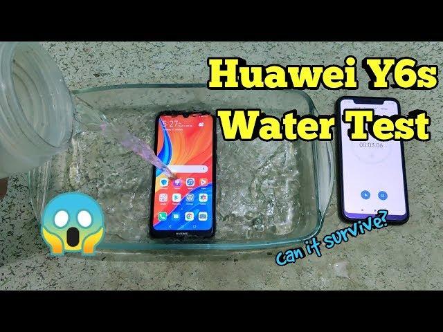 Huawei Y6s: Water Test