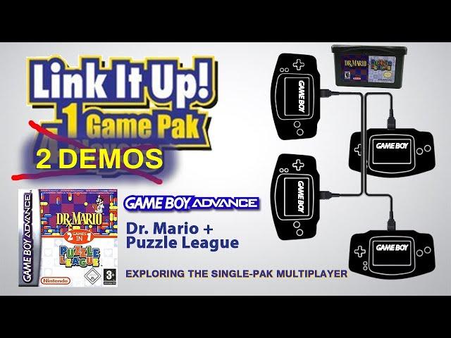 GBA Single-Pak Link - Dr. Mario & Puzzle League (send trial version of Dr. Mario or Puzzle League)