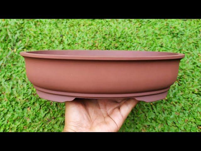 How to Make a Medium Oval Bonsai Pots