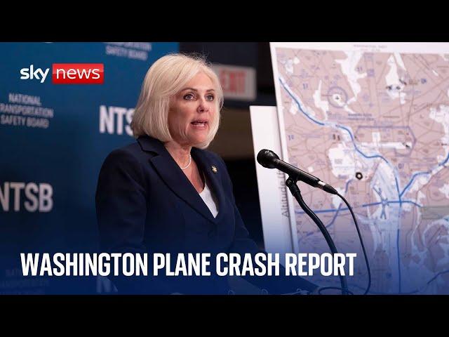 Washington plane crash investigation news conference