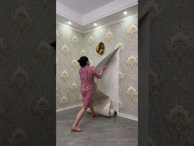 Wallpaper sheet decoration ideas latest design #shortsfeed