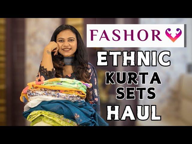 Fashor Kurta Set Haul | Best Ethnic Kurta Sets | Basic With Divya