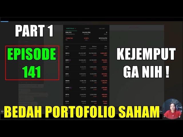 Part 1 Bedah portofolio saham Episode 141 - Analisa BBCA BBRI BMRI