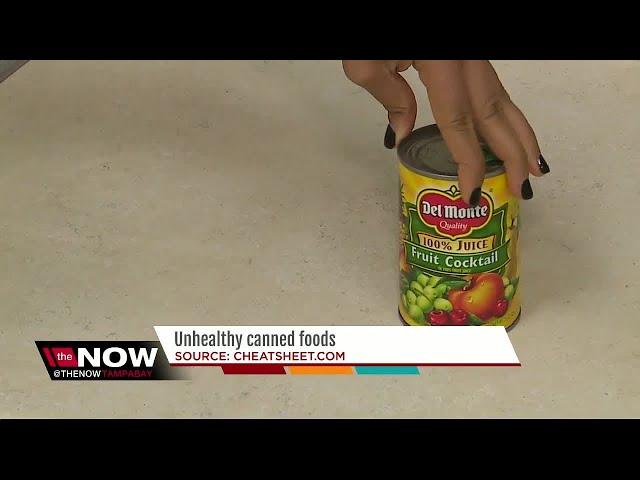 Unhealthy canned foods