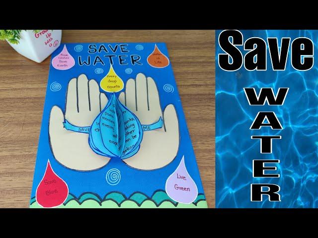 Save water project l Save water chart l Save water poster