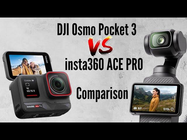 Battle of the best Walking Camera : DJI Osmo Pocket 3 vs Insta360 Ace Pro . Which is best?