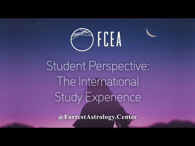 Studying Evolutionary Astrology Online: FCEA Student Perspective