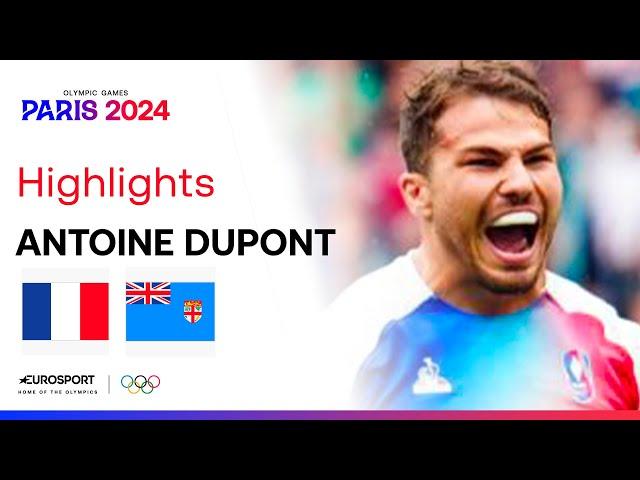 JO PARIS 2024 - Une masterclass : Le festival Antoine Dupont contre les Fidji en finale du rugby à 7