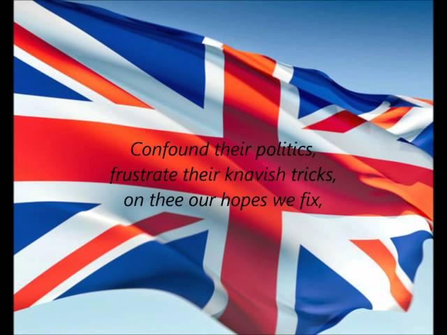 British National Anthem - "God Save The Queen" (EN)