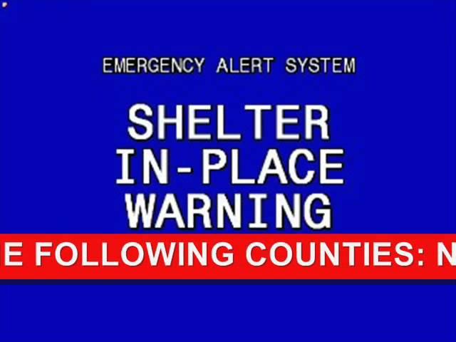 Emergency Alert System - Shelter In Place Warning