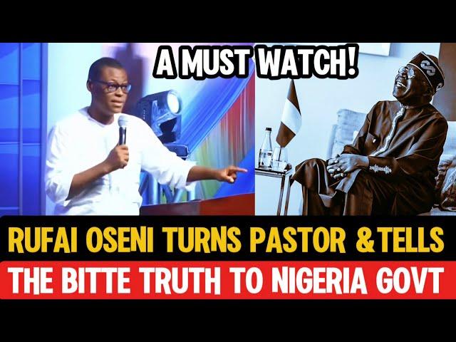 Rufai Oseni Don Scatter Everywhere As He Turns Pastor And Said This To Nigeria Politicians In Church