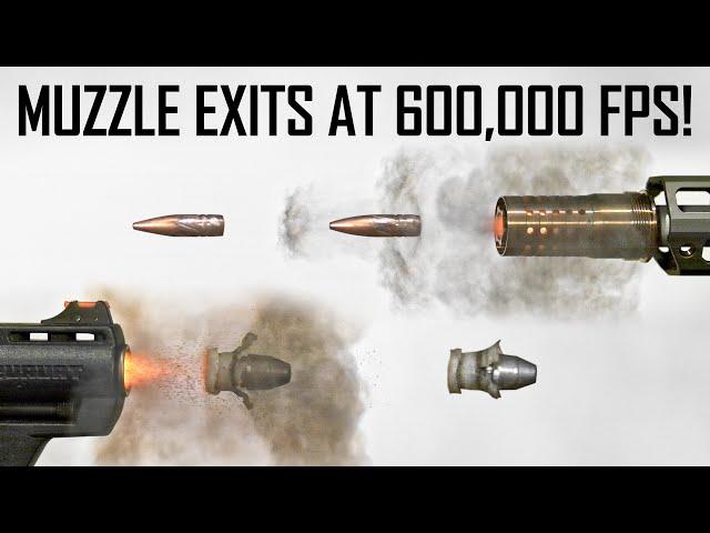 Ultimate Slow Mo Muzzle Exit Compilation! - Ballistic High-Speed