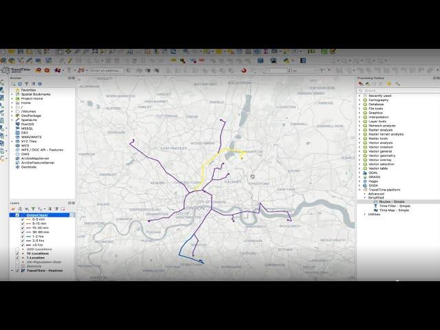 QGIS Tutorial: Route Planning in QGIS with the TravelTime QGIS Plugin