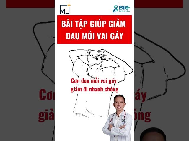 Bài tập giảm đau mỏi cổ vai gáy |Bác Sĩ Trần Minh #short #shorts #bacsitranminh
