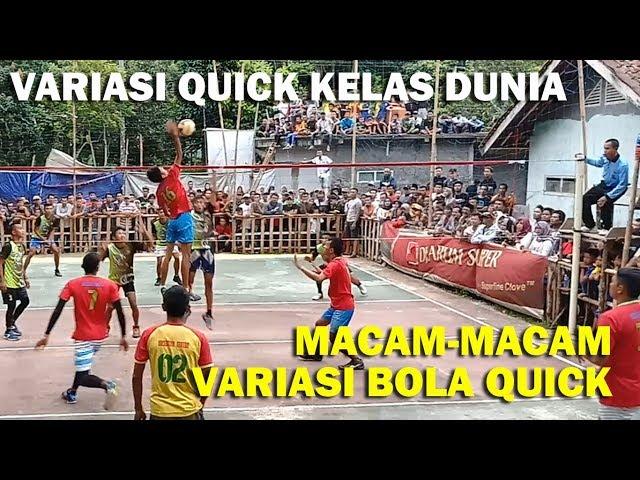 Macam-Macam Variasi BOLA QUICK kelas DUNIA, Yang sering Diterapkan di Voli TARKAM