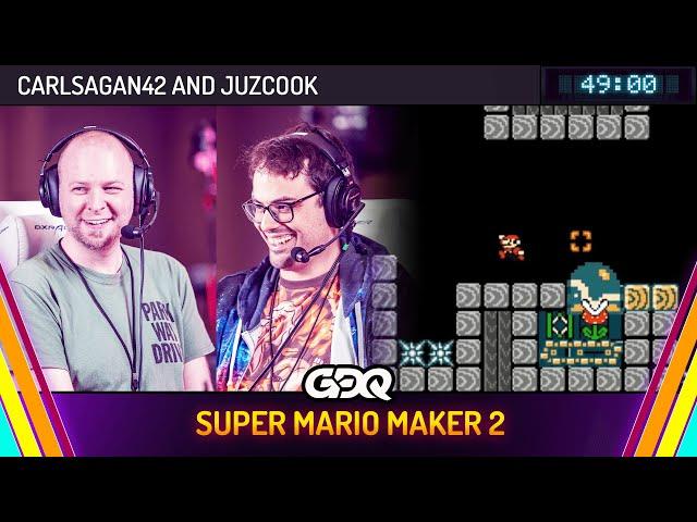 Super Mario Maker 2 by CarlSagan42 and juzcook in 49:00 - Summer Games Done Quick 2024