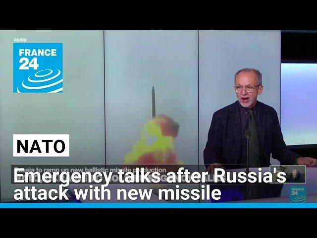 NATO and Ukraine to hold emergency talks after Russia's attack with new hypersonic missile