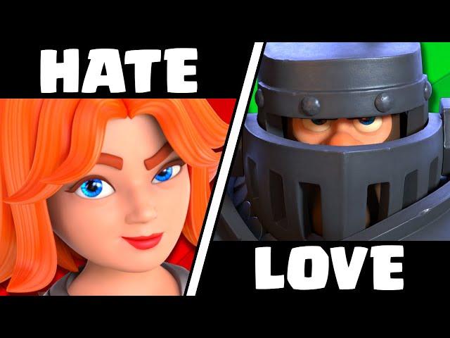 The Most LOVED Cards in Clash Royale (Community Voted)