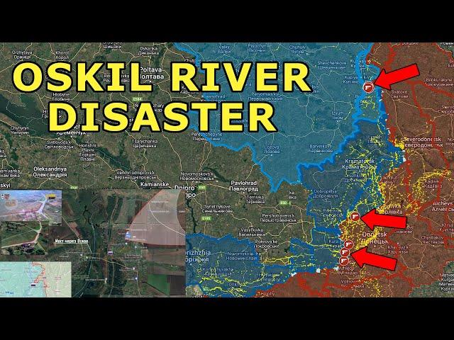 Oskil River DISASTER | Ukrainian Forces Encircled | Kruhlyakivka Collapsing