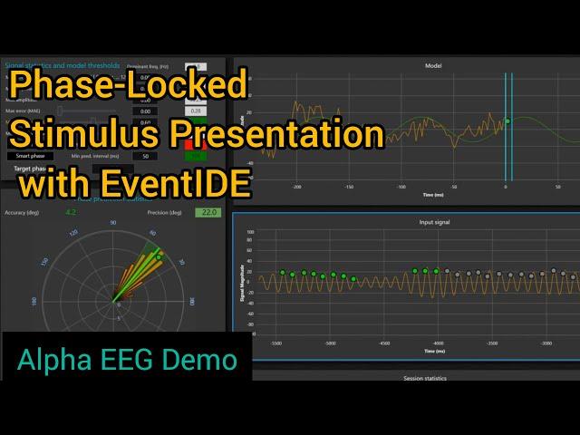 Phase-Locked Stimulus Presentation with EventIDE | Alpha EEG Demo