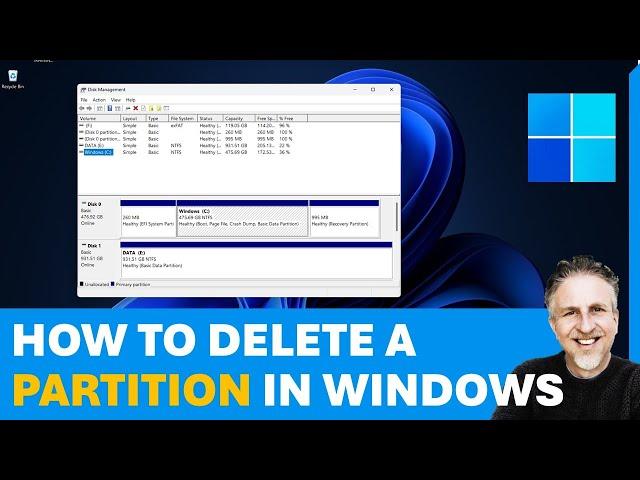 Delete Partition in Windows | Delete Unallocated Partition | Merge Unallocated Space to c Drive