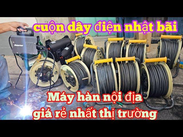  Máy hàn nội địa Smaster chỉ vài trăm siêu mini,cuộn dây điện nhật bãi | Máy Xây Dựng Hồng Nhiên