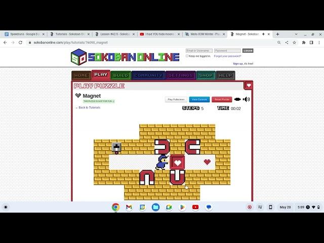 Sokoban online tutorial - 54