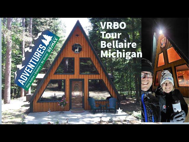 Cabin in the woods | VRBO TOUR | Bellaire Michigan