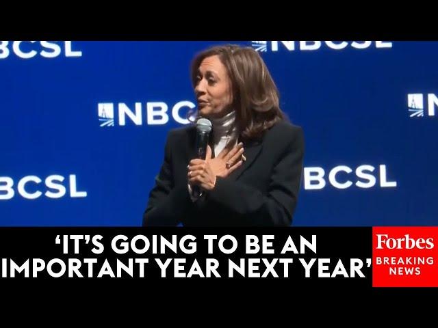 BREAKING NEWS: Kamala Harris Gives Remarks At The National Black Caucus Of State Legislators