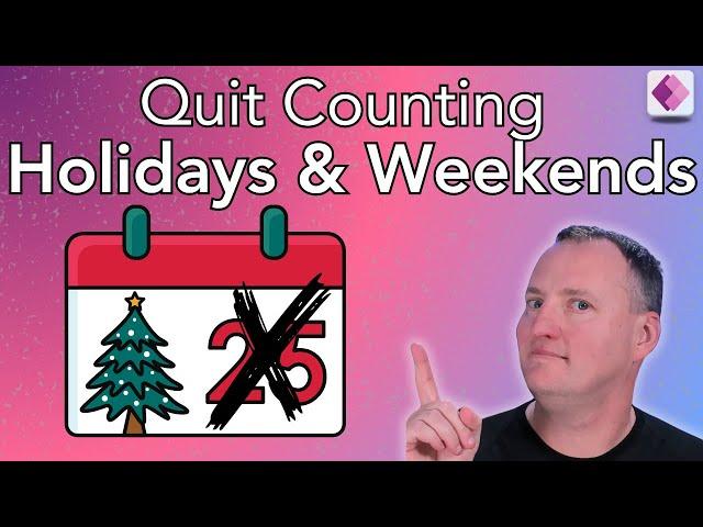 Exclude weekends and holidays in Power Apps
