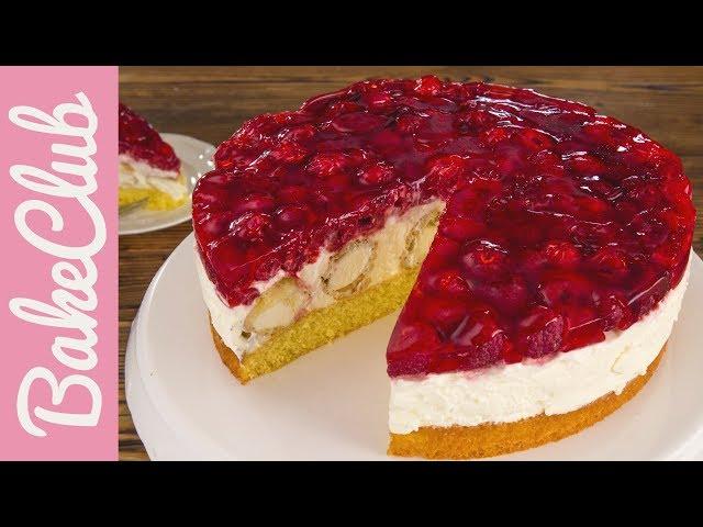 Windbeutel-Torte mit Himbeeren | BakeClub