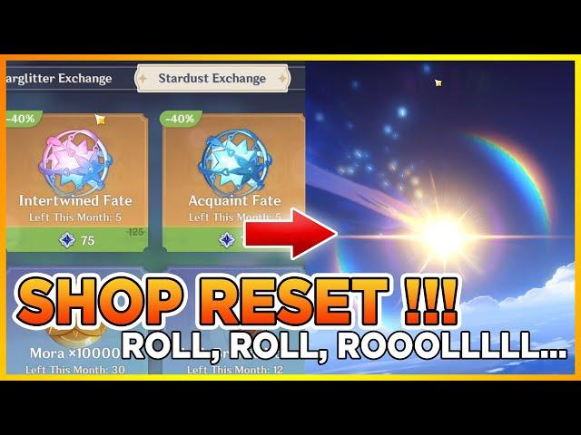 SHOP RESET Genshin Impact roll roll roll gameplay I GOT C1 5 STAR !!!