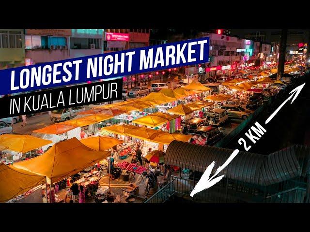 PASAR MALAM at TAMAN CONNAUGHT Kuala Lumpur | Malaysian Street Food | Travel Malaysia