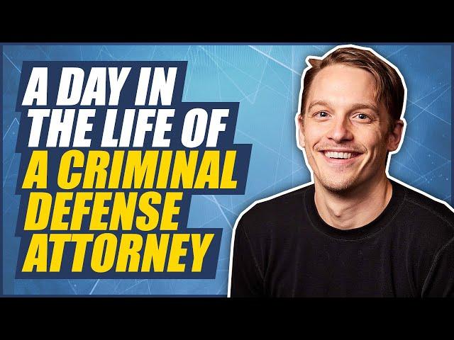 A Day in the Life of a Criminal Defense Attorney - Ep. 1