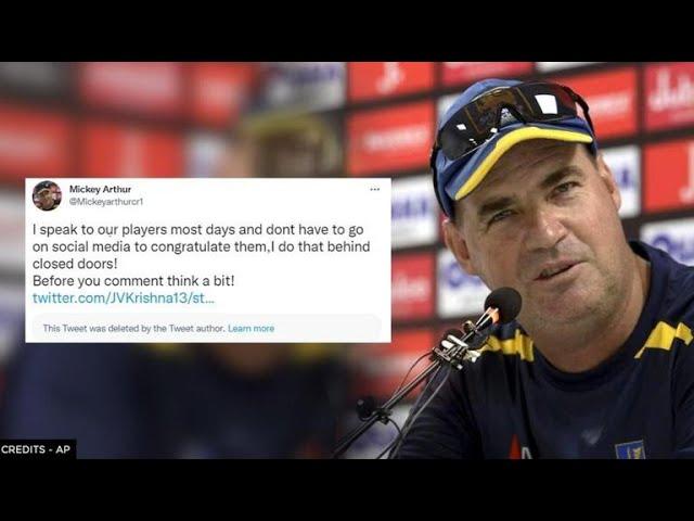 Mickey Arthur is Angry