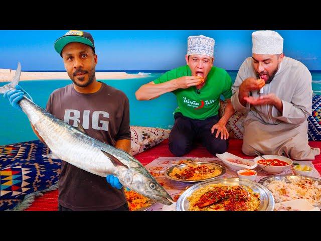 Middle Eastern Seafood!! KINGFISH + Most Unique Seafood in Omani!! 