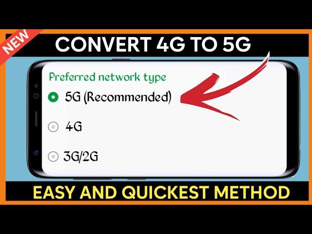 How to Convert 4G to 5G on any Network | Complete Guide to Increase Internet Speed