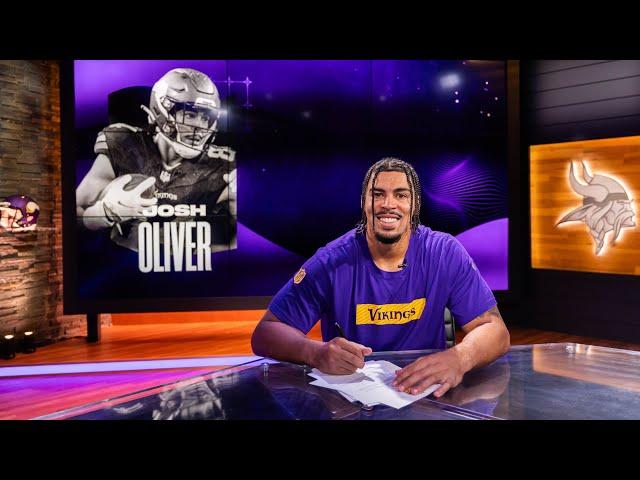 Josh Oliver Signs Contract Extension with Minnesota Vikings