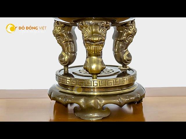 Đỉnh đồng Đại Bái - Đồ thờ Đại Bái giá tại xưởng sản xuất