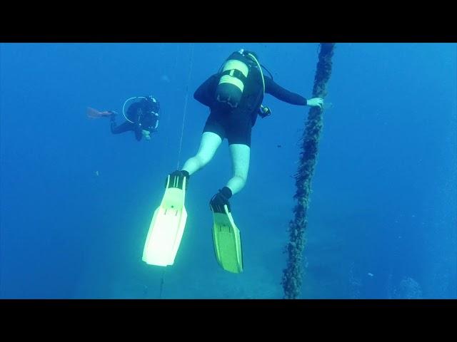 Diving the Zenobia with Andrii