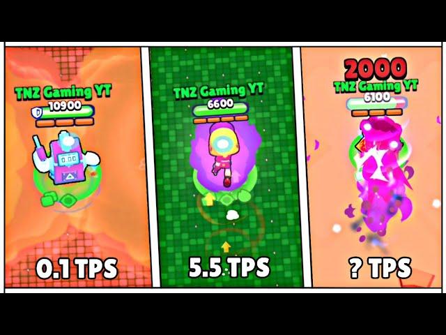 Minimum and Maximum movement speed in Brawl Stars