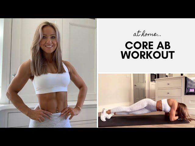 AT HOME CORE 6 MINUTE ABS WORKOUT | Follow Along