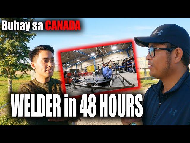 MADAMING NAG-APPLY AS WELDER PERO AKO YUNG NAPILI NG EMPLOYER | Buhay sa Canada