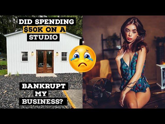 Did Spending $50K Building A Photography Studio Bankrupt My Business?? What I Would Do Different!!