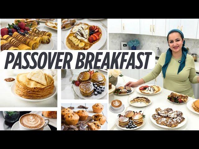 Kosher for Passover Breakfasts | Muffins, Crepes, French Toast & Pancakes | Easy Pesach Recipes