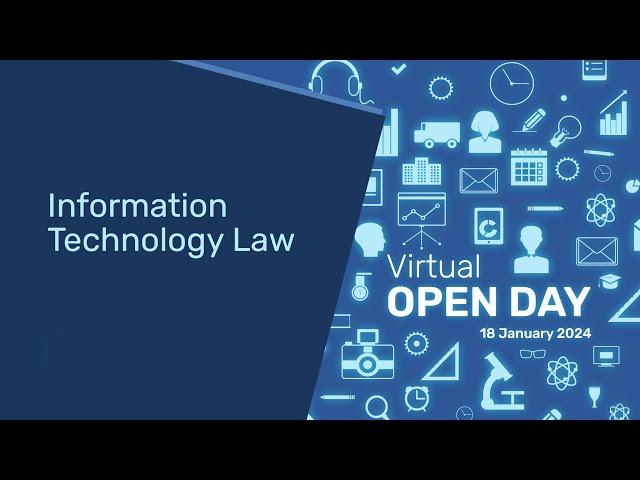 MA in IT Law | University of Tartu | Virtual Open Day 2024 | Estonia