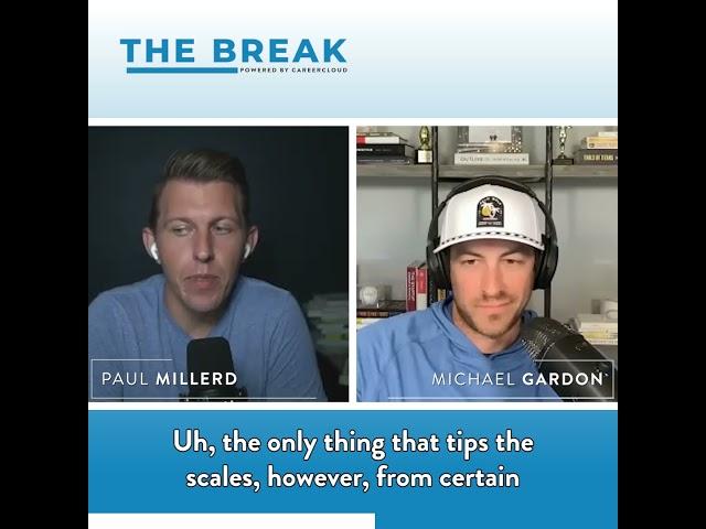 What is the biggest barrier that prevents people from making their own break?