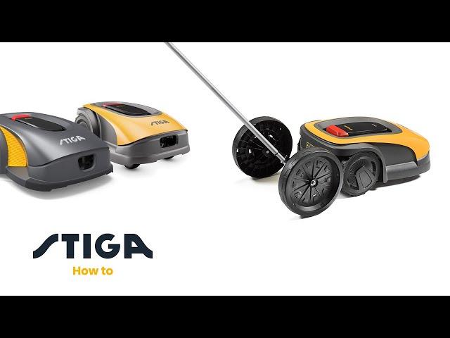 How to | quickly install the autonomous robot lawn mower with the STIGA trolley