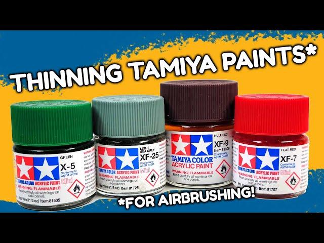 Thinning Tamiya Paints